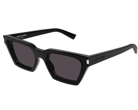 saint laurent classic corner angle round sunglasses